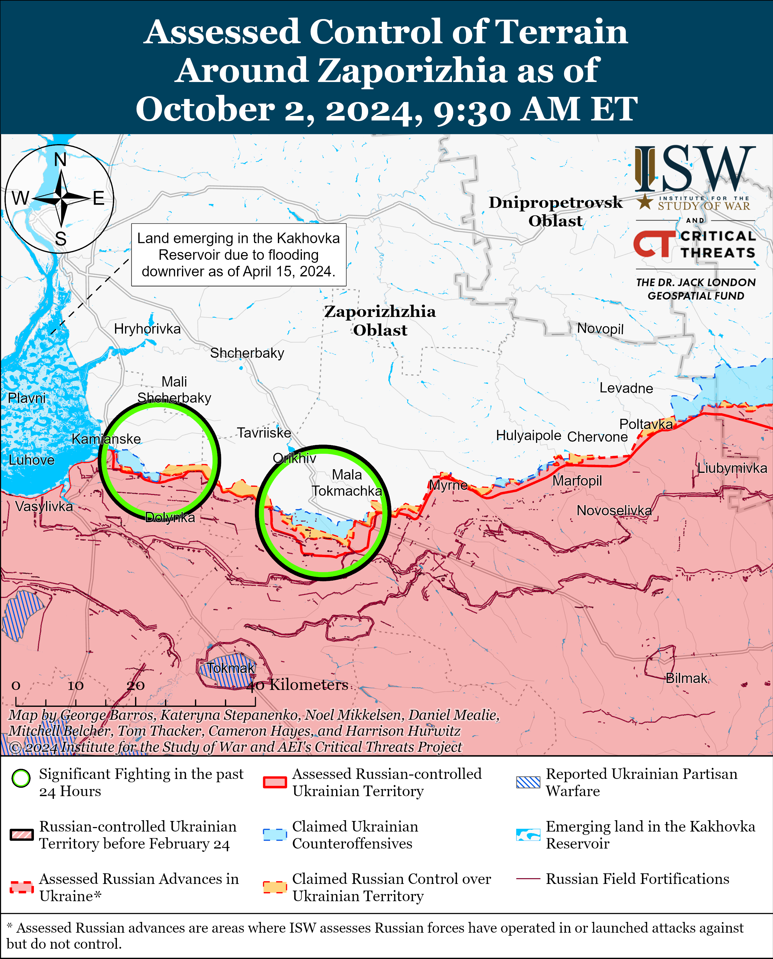 Війська РФ продовжують просуватися на Донбасі: карти ISW